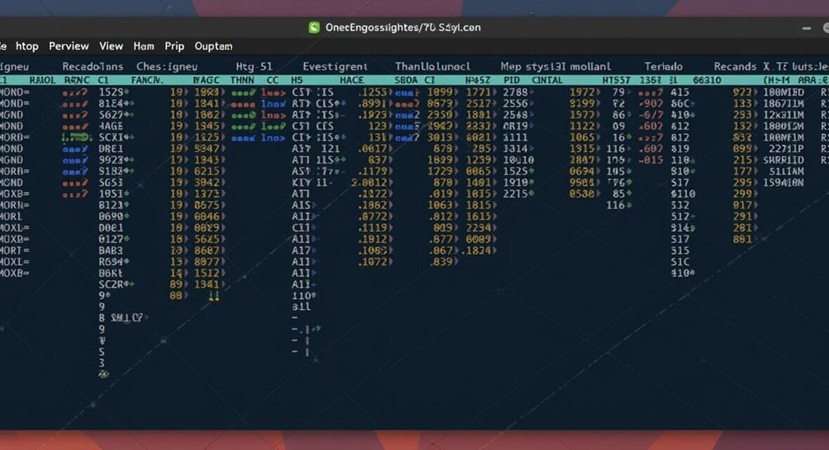 Cómo ver procesos activos en Linux con top y htop